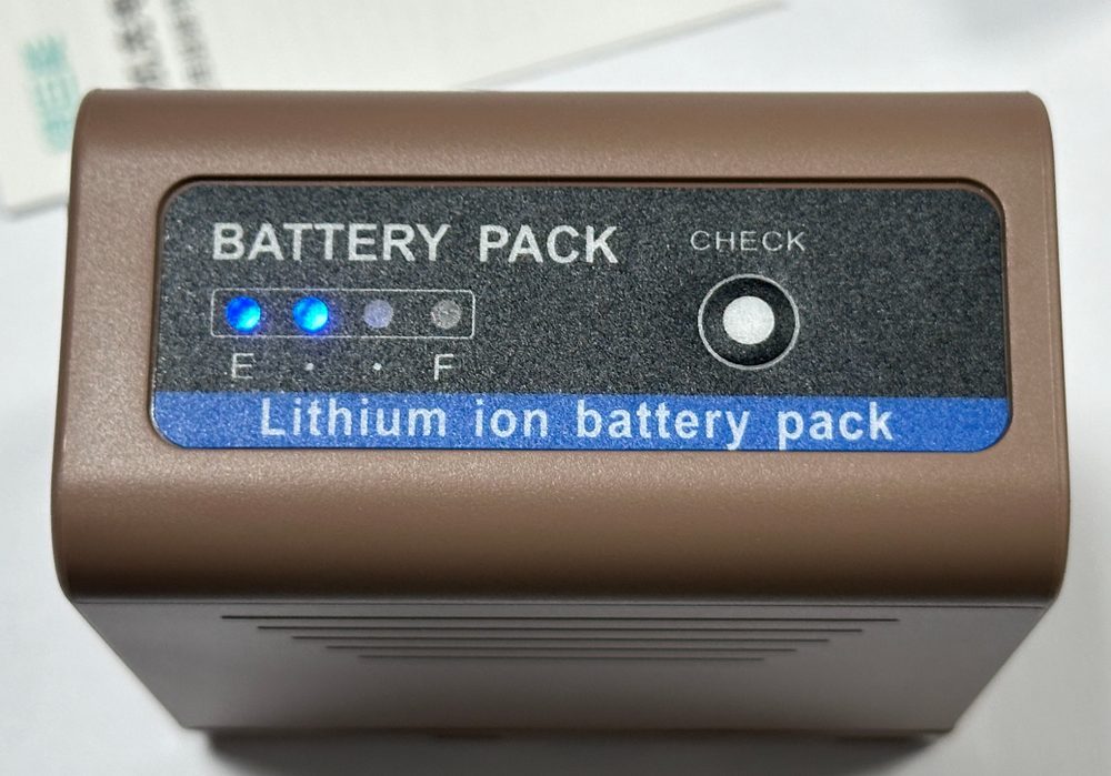 NP-F970 6600mAh TypeC 直充电池